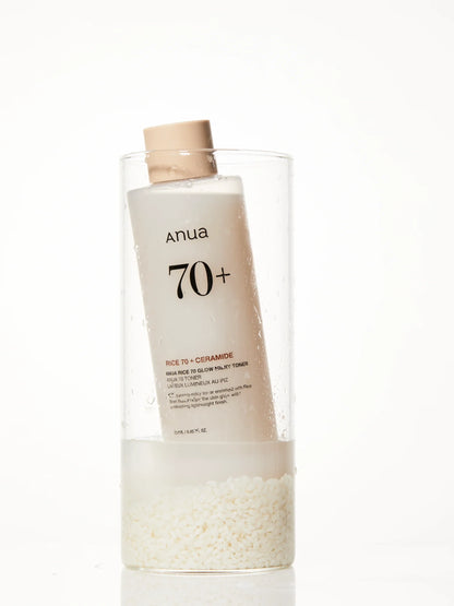 Anua 70+ rice+ceramide glow milky toner - تونر انوا بالرز والسيراميد