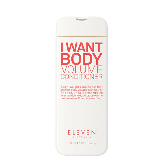 Eleven australia I WANT BODY
VOLUME CONDITIONER - بلسم مكيف لبناء الشعر وانبات
