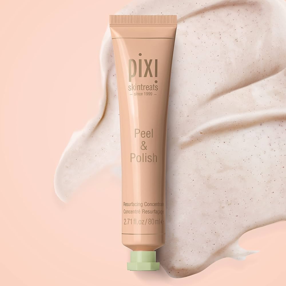 Pixi Skintreats Peel & Polish - تقشير مزدوج المفعول يجمع بين التقشير الكيميائي والتقشير الفيزيائي