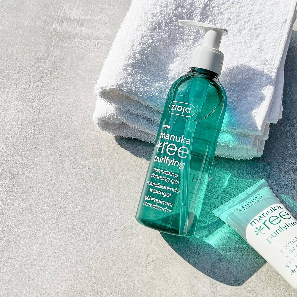 Ziaja Manuka Tree Purifying Normalising Cleansing Gel -غسول للبشرة الدهنية والمختلطة