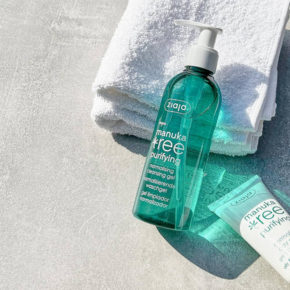 Ziaja Manuka Tree Purifying Normalising Cleansing Gel -غسول للبشرة الدهنية والمختلطة