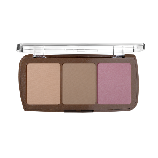 DEBORAH MILANO CONTOUR & SCULPT FACE TRIO PALETTE 10g - باليت كونتور ونحت الوجه الثلاثي من ديبورا