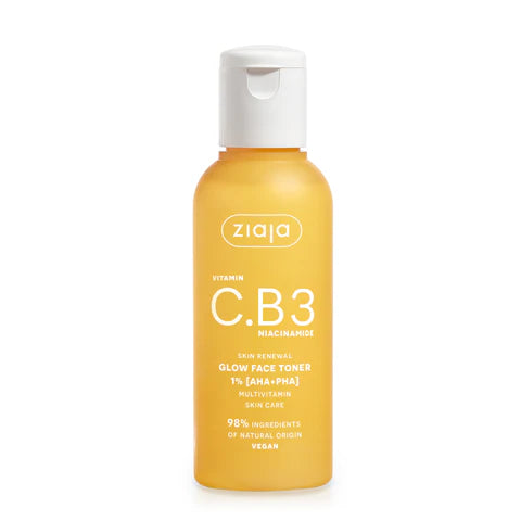 Ziaja Vitamin C.B3 Niacinamide Skin Renewal Glow Face Toner-تونر مقشر هيدرا من زياجا