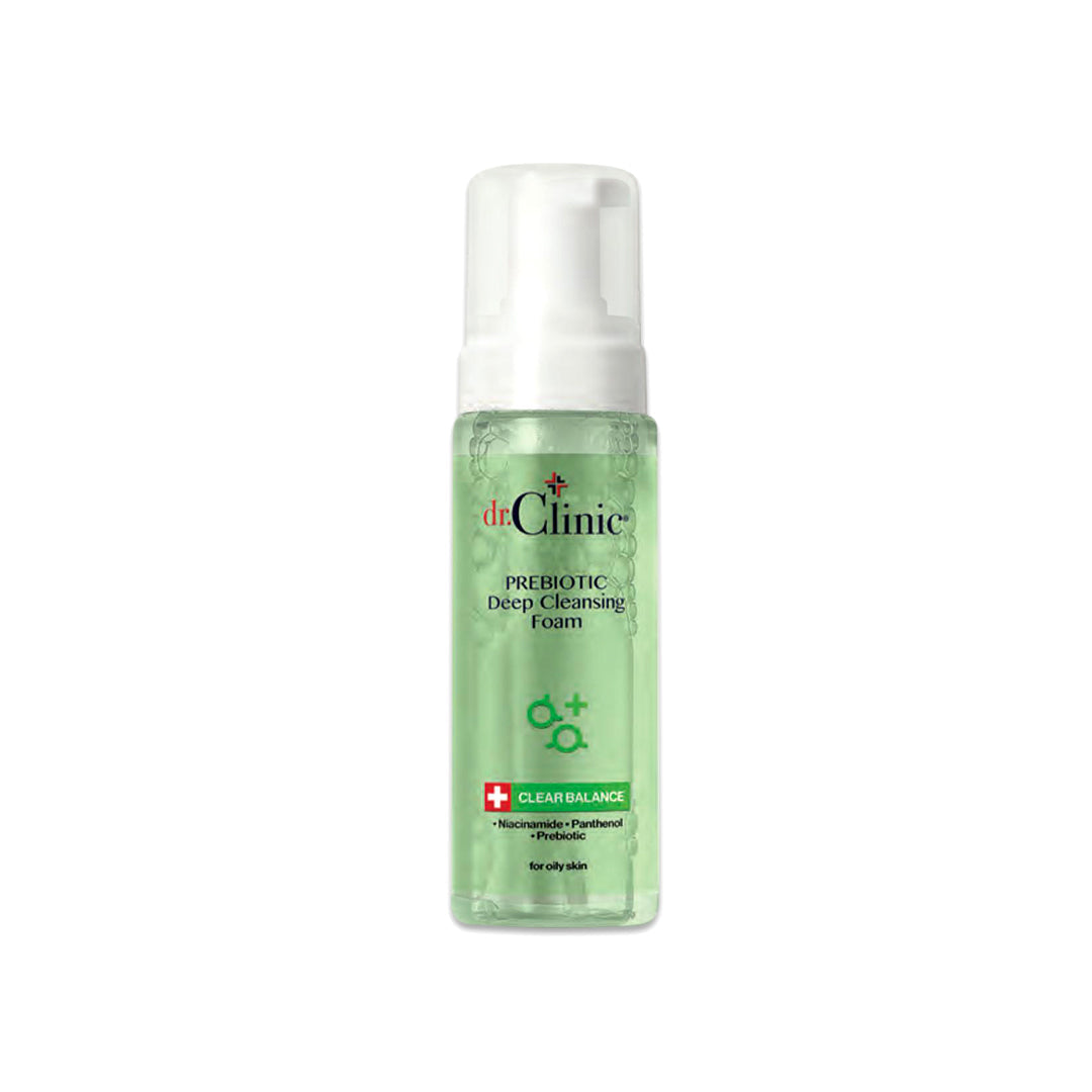 Dr.clinic Prebiotic Deep Cleansing Foam -غسول رغوي للبشرة الدهنية من دكتور كلنك