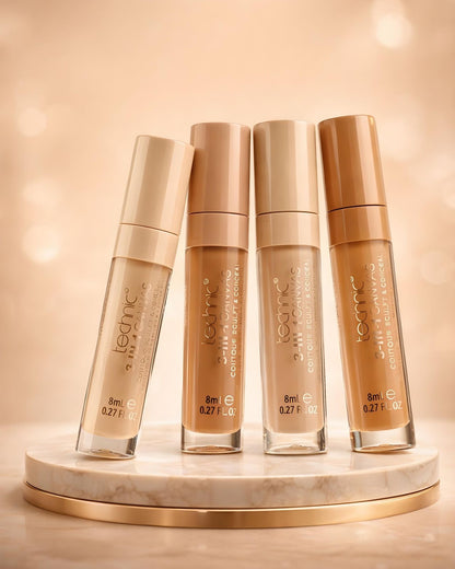 Technic 3-in-1 Canvas Contour, Sculpt & Conceal - خافي عيوب و برونزر وهايلايت  من تكنيك