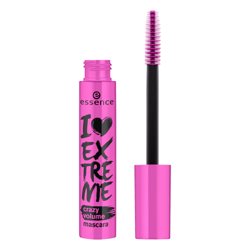 essence i love extreme crazy volume mascara - مسكارة الرموش زيادة الحجم الوردية