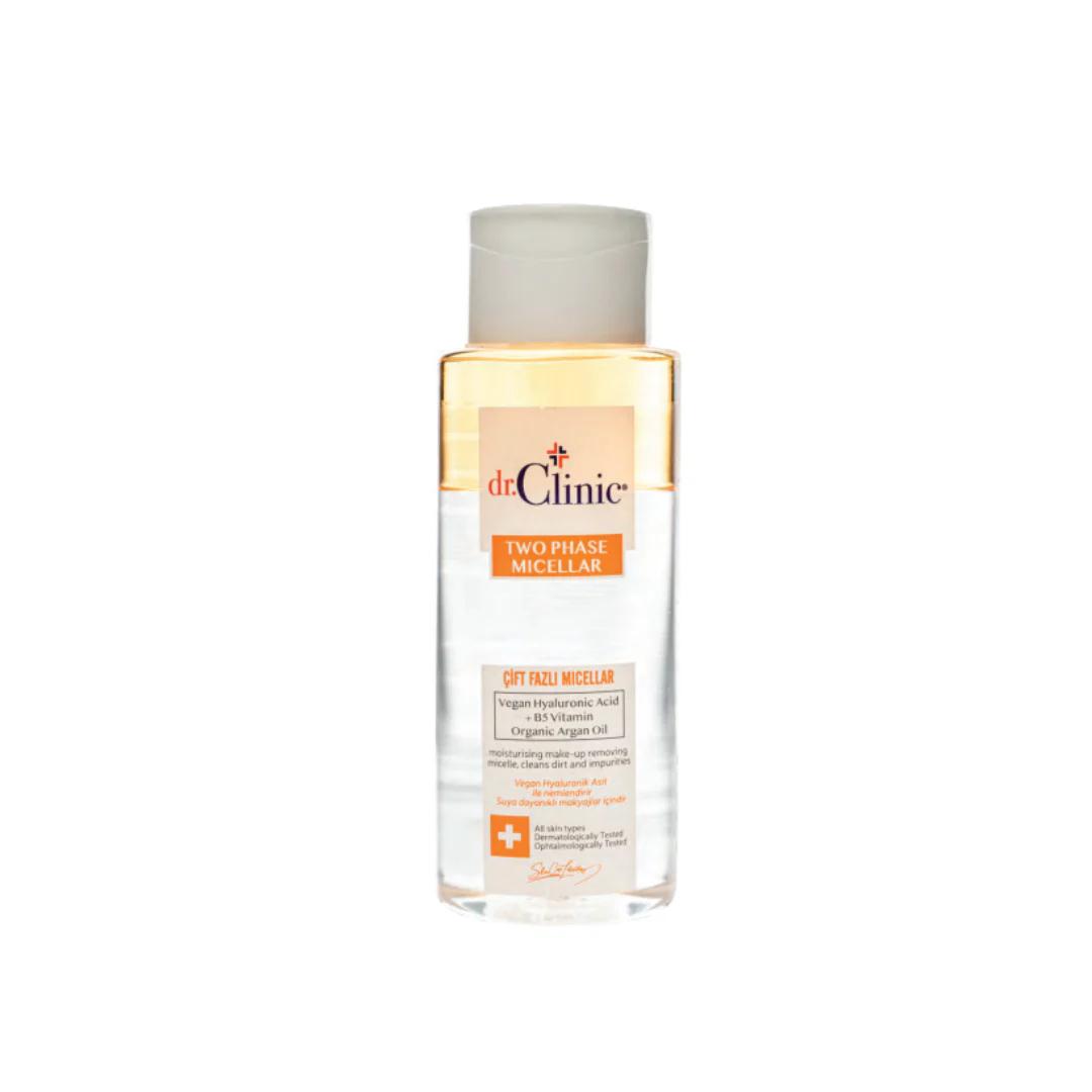 Dr.clinic Two Phase Micellar -غسول مائي وزيتي من دكتور كلنك