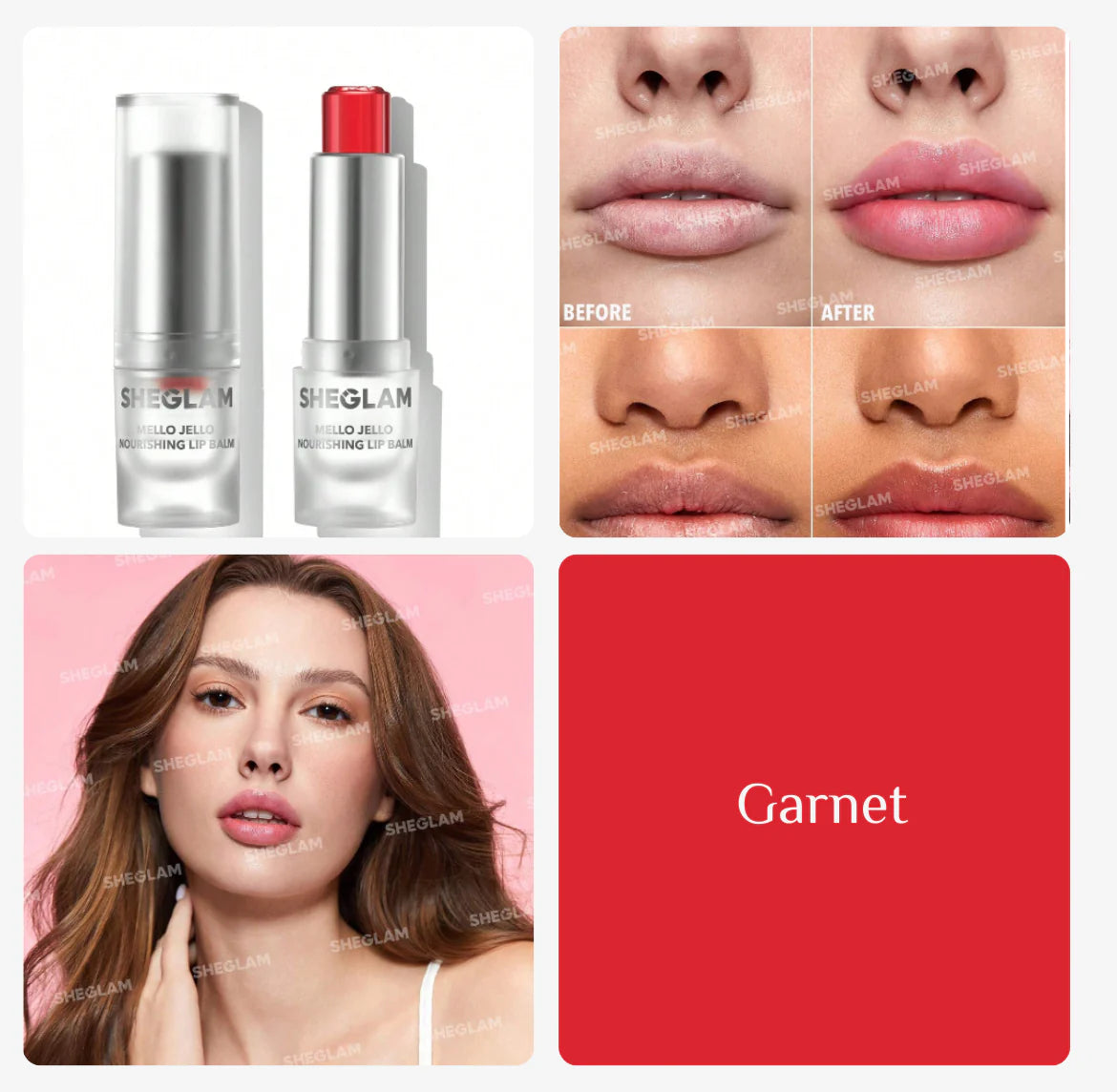 SHEGLAM Mello Jello Nourishing Lip Balm -مرطب شفاه مغذي  جلي من شي كلام