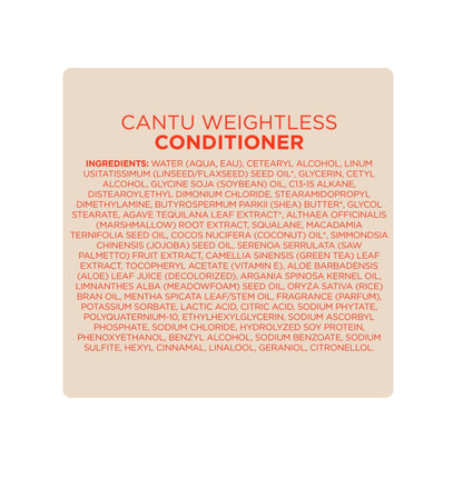 Cantu Weightless Smoothing Conditioner For Waves & Curls, 13.5 fl oz - بلسم كانتو للشعر الكيرلي والويڤي