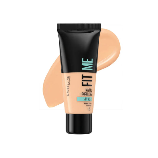 Maybelline fit me matte+poreless foundation - كريم اساس ميبلين فتمي