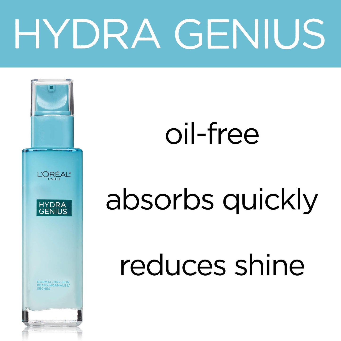 L’oreal paris hydra genius aloe water dry & sensitive skin - لوريال باريس هايدرا جينياس ووتر ألو مرطب للبشرة الجافة والحساسة