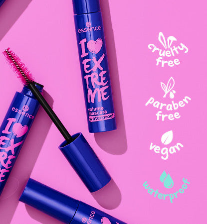 essence i love extreme volume mascara waterproof - مسكارة الرموش للحجم ضد ماء من أيسنس