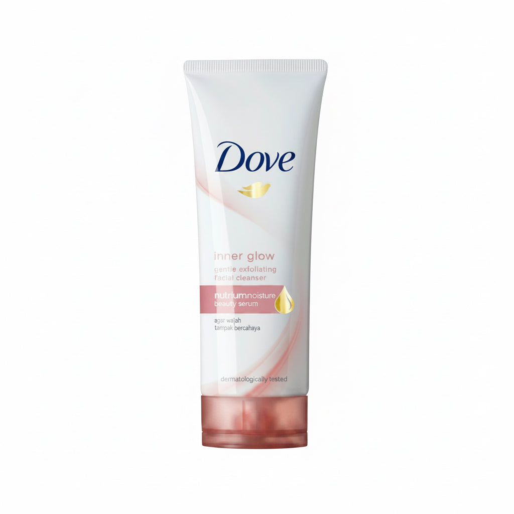 Dove Inner Glow Gentle Exfoliating Facial Cleanser - غسول الوجه المقشر والمفتح