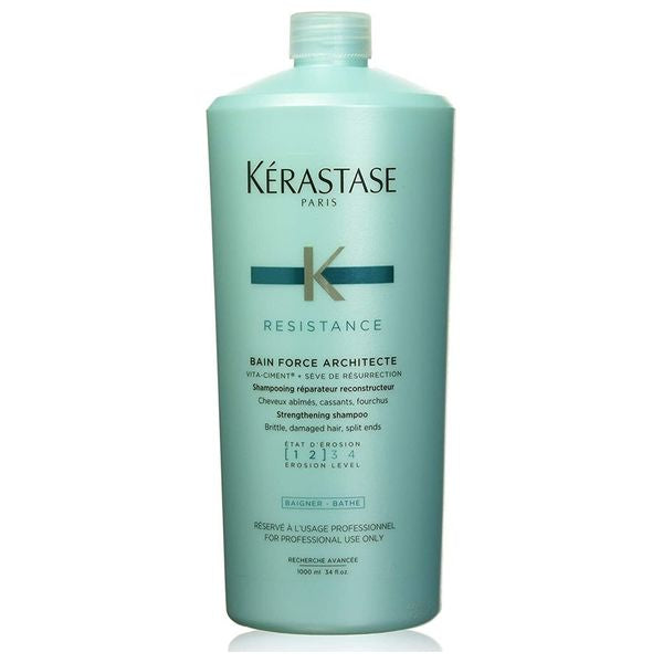 Kérastase Resistance Bain Force Architecte Shampoo 1000g - شامبو معالج ومقوي الشعر التالف