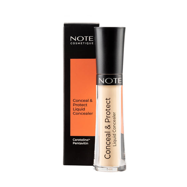 NOTE Conceal & Protect Liquid Concealer - كونسيلر عالي التغطية بتركيبة خفيفة