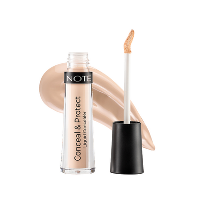 NOTE Conceal & Protect Liquid Concealer - كونسيلر عالي التغطية بتركيبة خفيفة