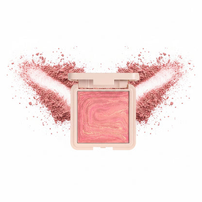 Note Marble Backed Blusher - أحمر خدود مخبوز