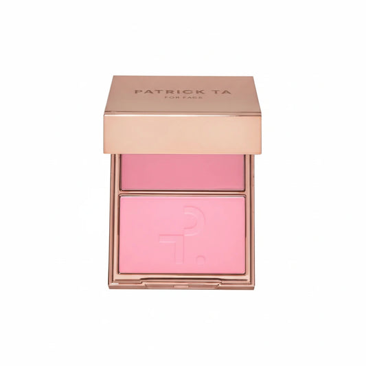 PATRICK TA Major Headlines Double Take Crème & Powder Blush Duo - ثنائي احمر خدود كريمي وبودرة
