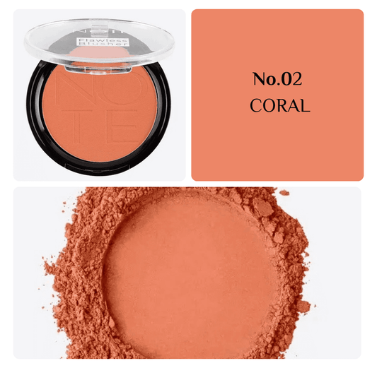 NOTE Flawless Blusher - أحمر خدود بتركيبة بودرة ناعمه