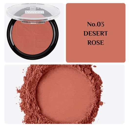NOTE Flawless Blusher - أحمر خدود بتركيبة بودرة ناعمه
