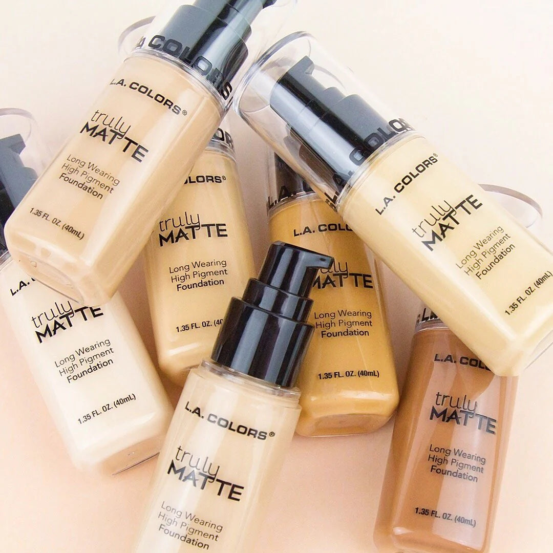 L.A.Colors Truly Matte Foundation -كريم أساس سائل غير لامع
