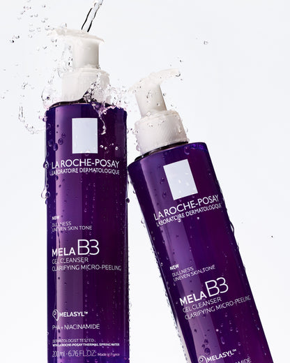 La Roche-Posay Mela B3 Micro-Peeling Unifying Radiance Clarifying Unifying Micro-Peeling Gel - غسول جل من لاروش بوزيه