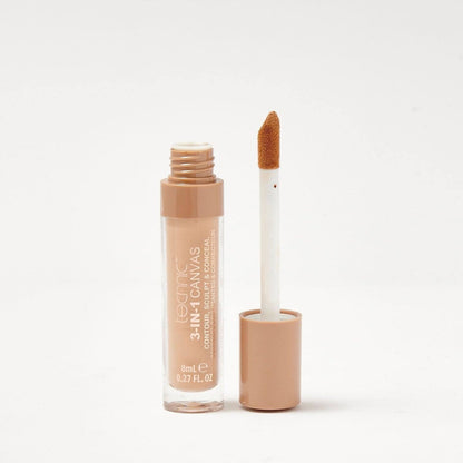 Technic 3-in-1 Canvas Contour, Sculpt & Conceal - خافي عيوب و برونزر وهايلايت  من تكنيك
