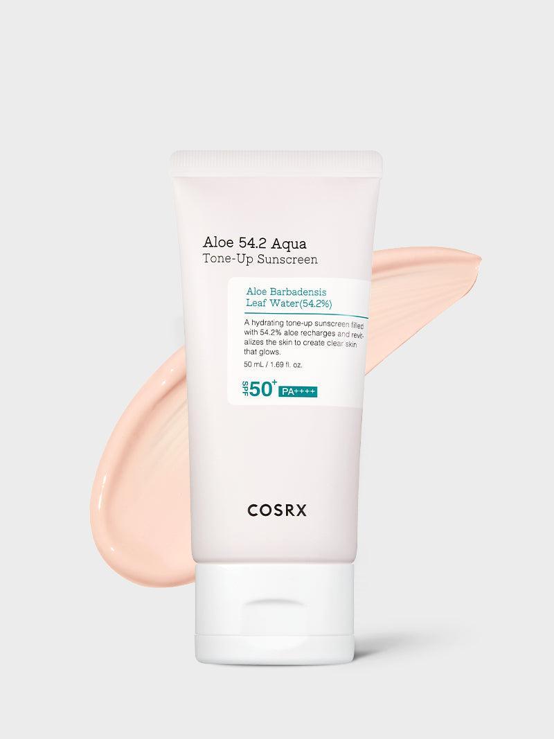 Cosrx Aloe 54.2 Aqua tone-up sunscreen-واقي شمس كوزركس خفيف
