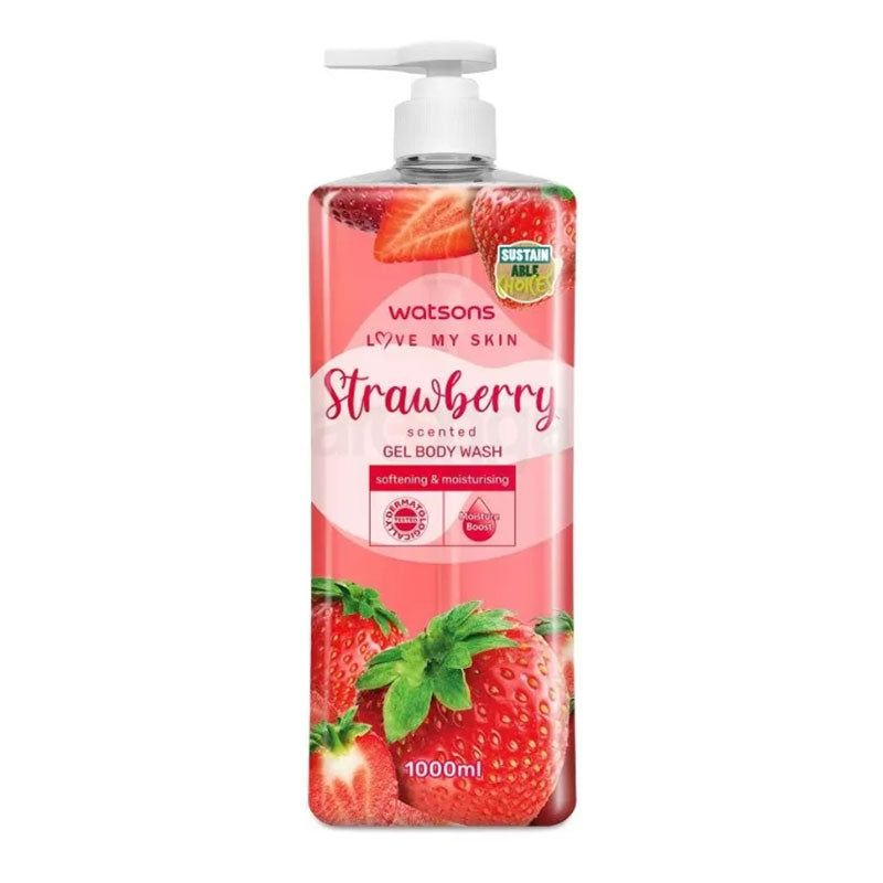 L'AVEEN STRAWBERRY SHOWER GEL 1000ML - جل استحمام بالفراولة من لافين