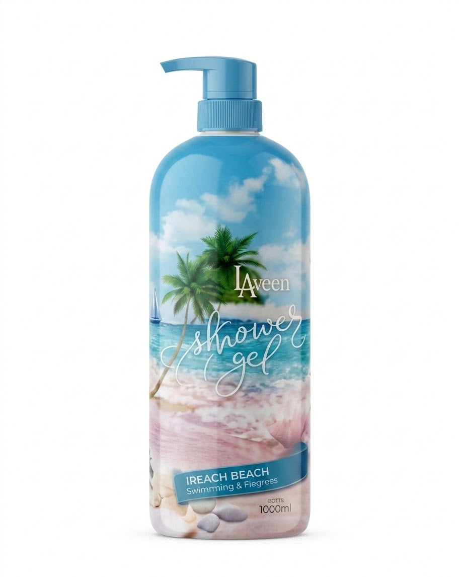 L'AVEEN OCEAN SHOWER GEL 1000ML - جل استحمام برائحة المحيط من لافين