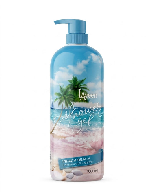 L'AVEEN OCEAN SHOWER GEL 1000ML - جل استحمام برائحة المحيط من لافين