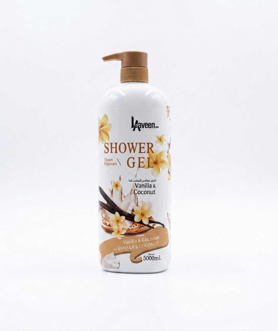 L'AVEEN VANILLA SHOWER GEL 1000ML - جل استحمام بالفانيلا من لافين