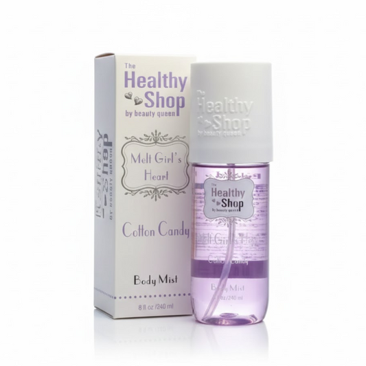 THE HEALTHY SHOP melt girl’s heart ( cotton candy) BODY MIST 240ml - معطر جسم هيلثي شوب بحلاوة غزل البنات