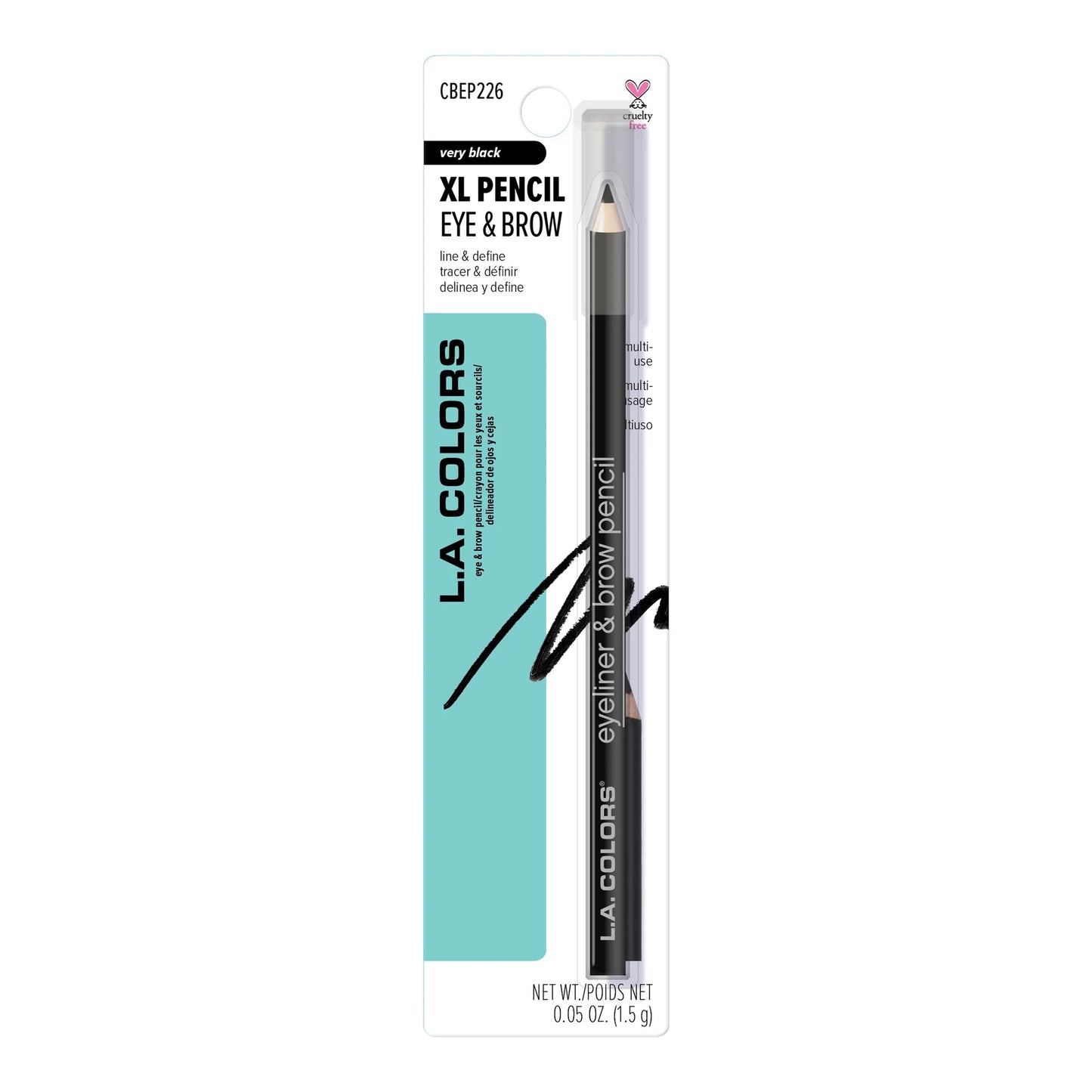 L.A.COLORS XL EYE/BROW PENCIL - قلم إل إيه كولورز إكس إل للعين والحواجب