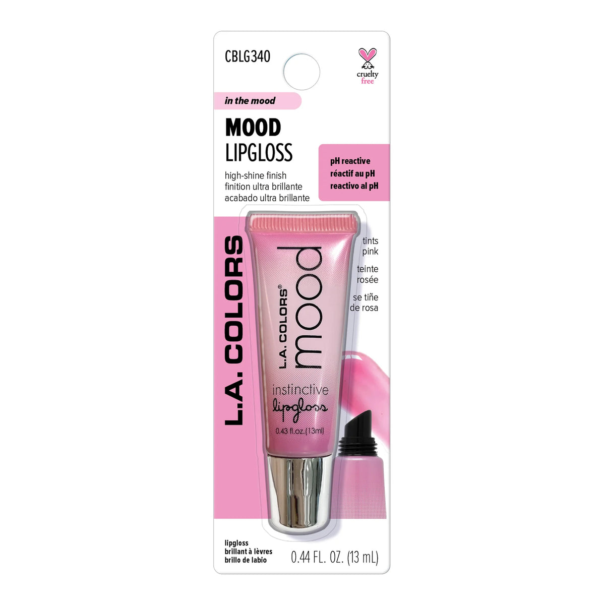 L.A.COLORS MOOD LIP GLOSS 13g - ملمع شفاه إل إيه كولورز مود