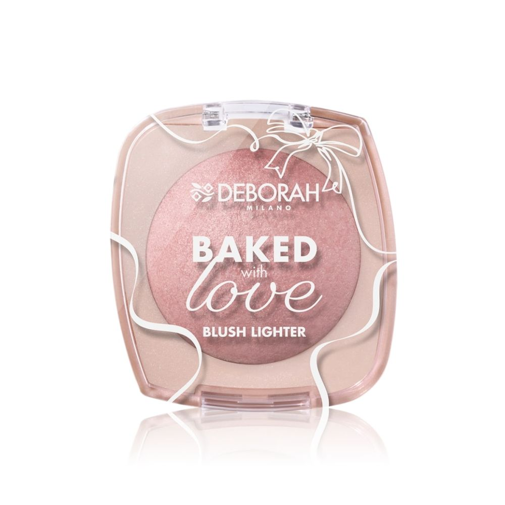 DEBORAH MILANO BAKED WITH LOVE BLUSH LIGHTER - بلاشر وهايلايتر من ديبورا