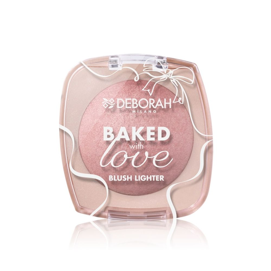 DEBORAH MILANO BAKED WITH LOVE BLUSH LIGHTER - بلاشر وهايلايتر من ديبورا