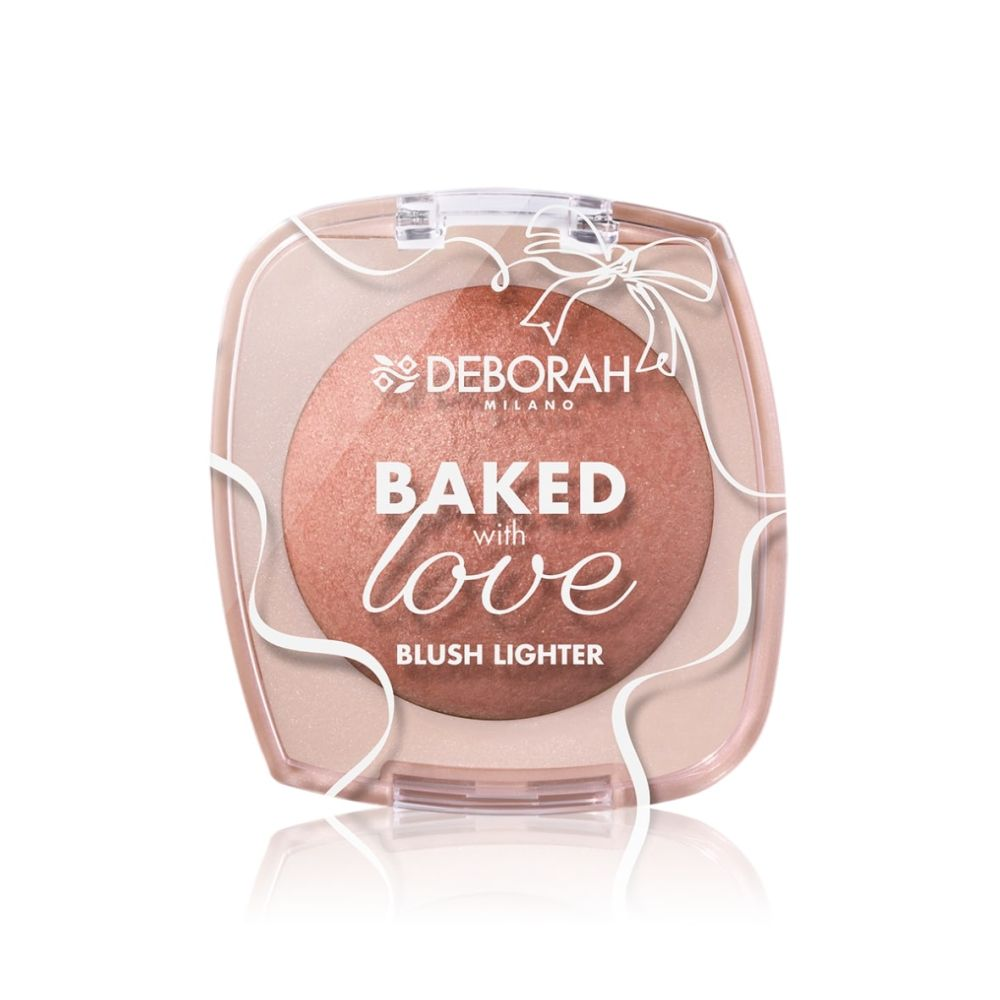 DEBORAH MILANO BAKED WITH LOVE BLUSH LIGHTER - بلاشر وهايلايتر من ديبورا