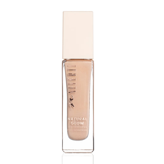 NEVERTI NATURAL GLOW WEIGHTLESS FOUNDATION - كريم أساس سائل