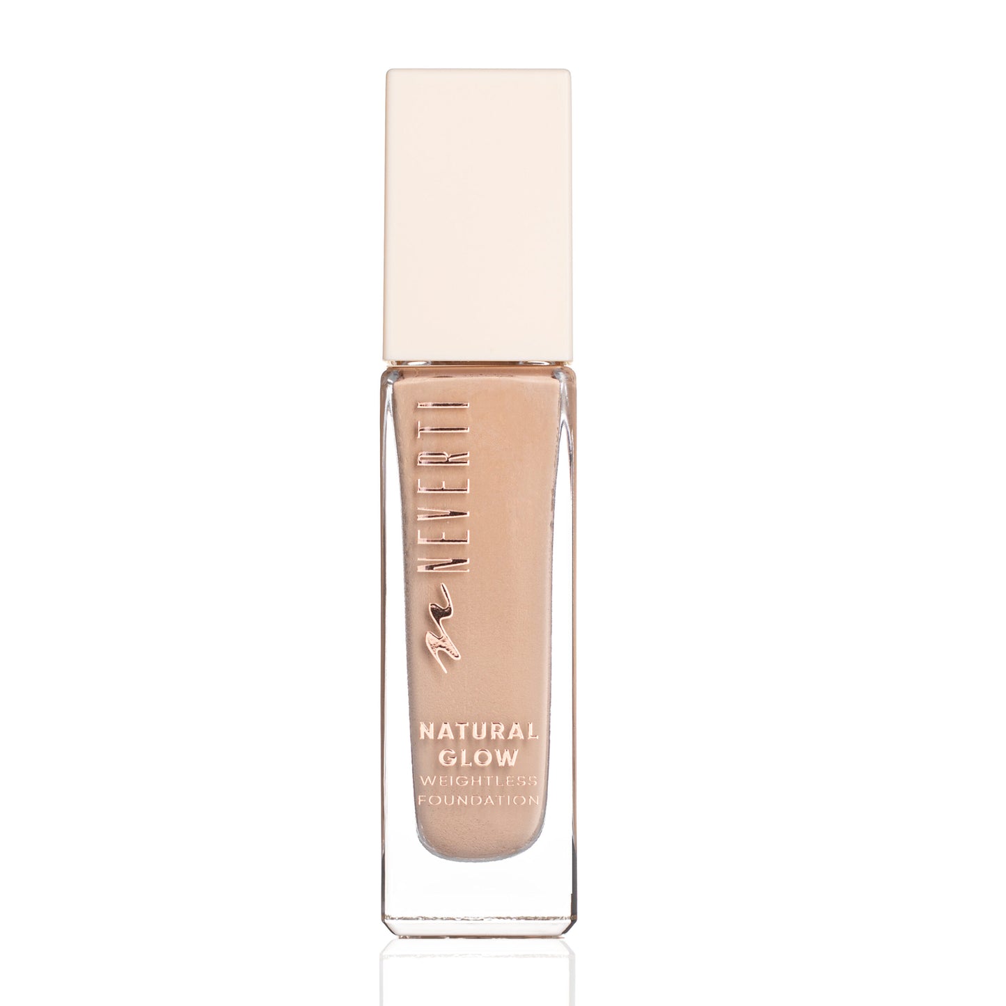 NEVERTI NATURAL GLOW WEIGHTLESS FOUNDATION - كريم أساس سائل