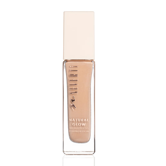 NEVERTI NATURAL GLOW WEIGHTLESS FOUNDATION - كريم أساس سائل