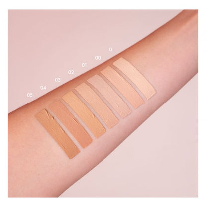 Deborah Milano 24Ore Extra Cover Foundation 30ml - كريم أساس ودبل كونسيلر 24 ساعة تغطية عالية من ديبورا
