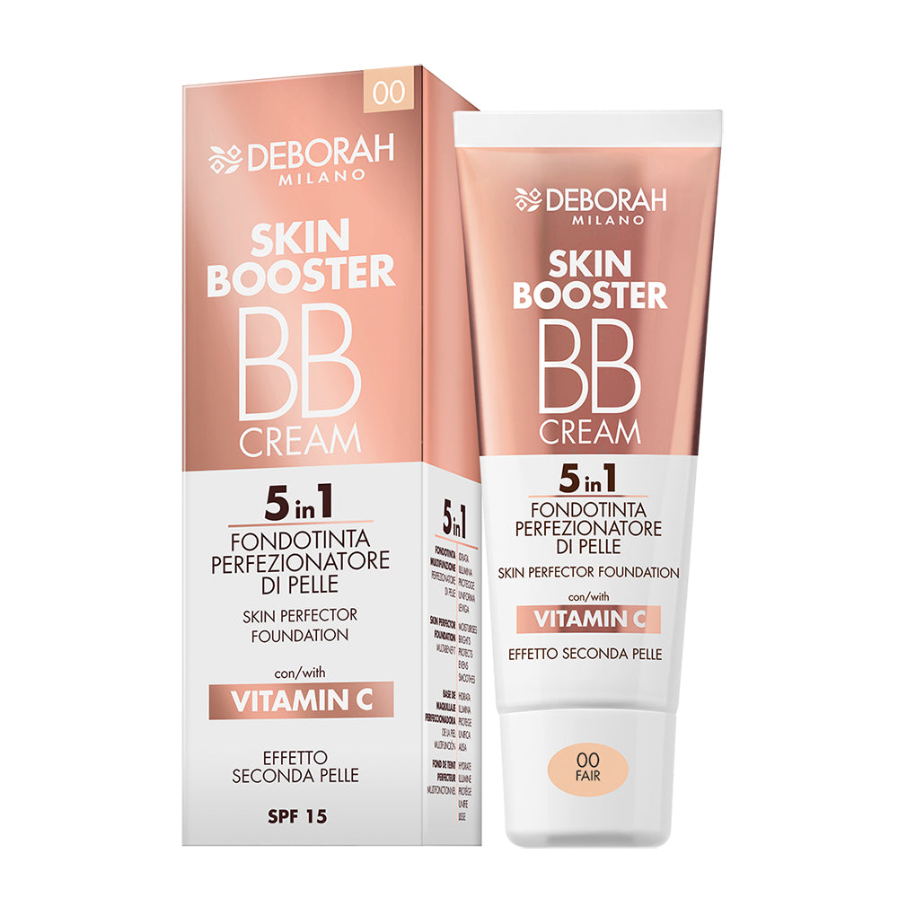 Deborah Milano Skin Booster BB Cream 5in1 30ml
 - بي بي كريم سكين بوستر 5 في 1 من ديبورا