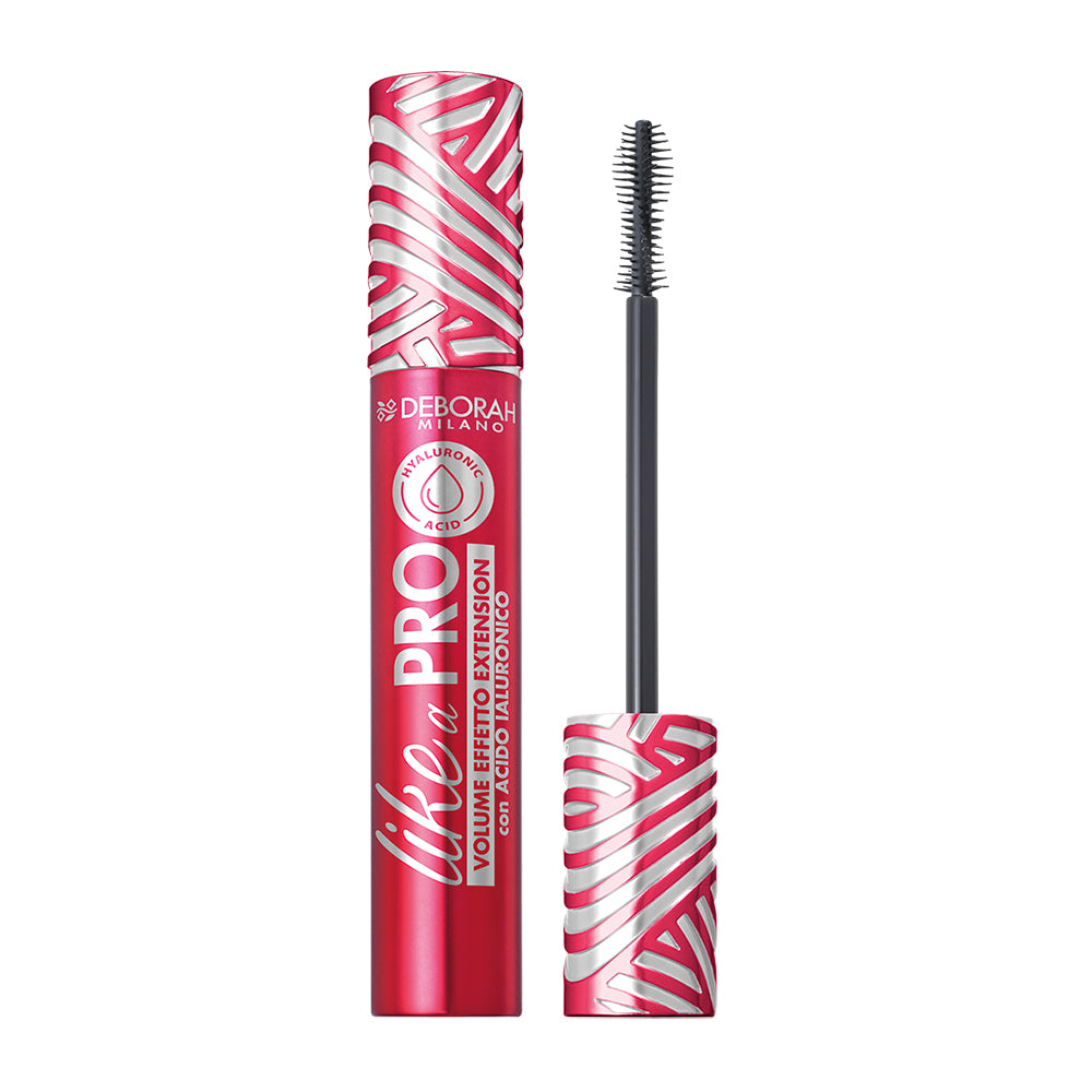 Deborah Milano Like A Pro Volume Effetto Extensions Mascara (With Hyaluronic Acid) - مسكارة لتكثيف وتطويل الرموش