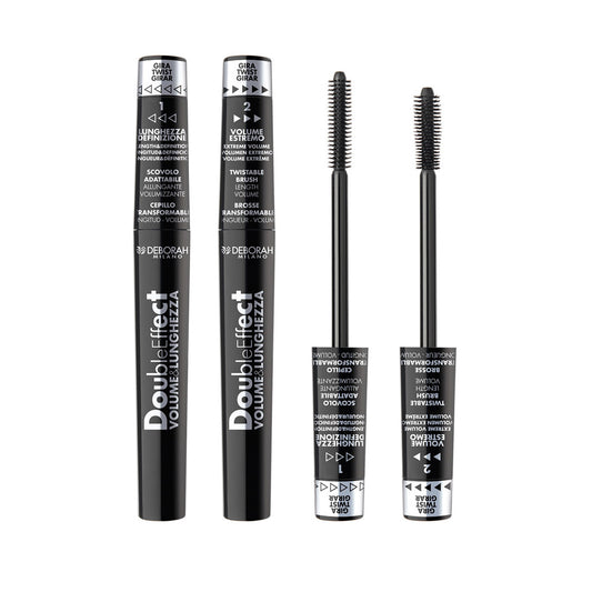 Deborah Milano Double Effect Volume & Length Mascara - مسكارة للتكثيف والتطويل