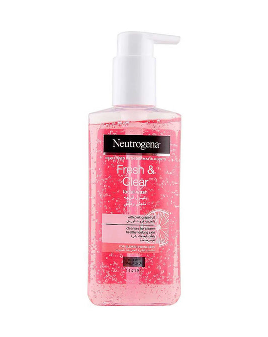 Neutrogena fresh & clear face wash - غسول الوجه منعش