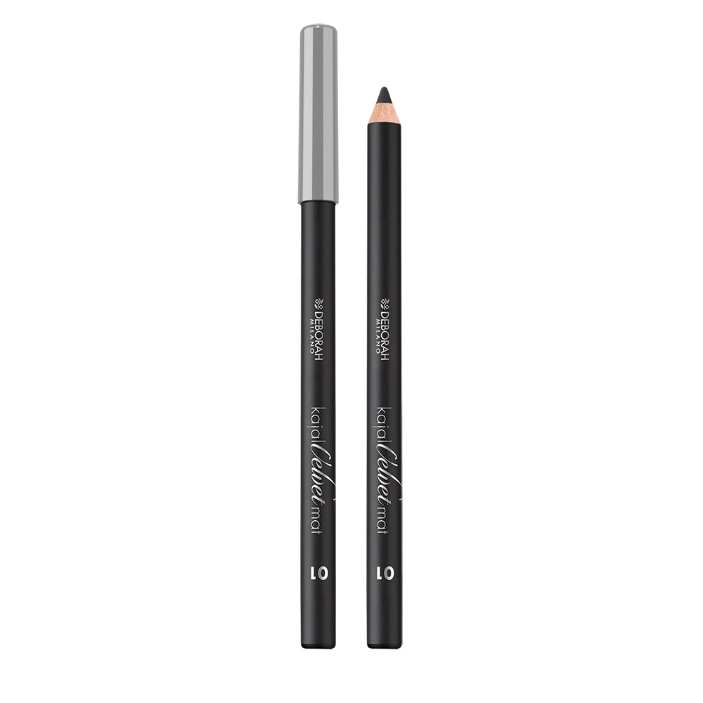 Deborah Kajal Velvet Mat Eye Pencil black 1.5 g - قلم كحل عيون من ديبورا مخملي مات باللون الاسود