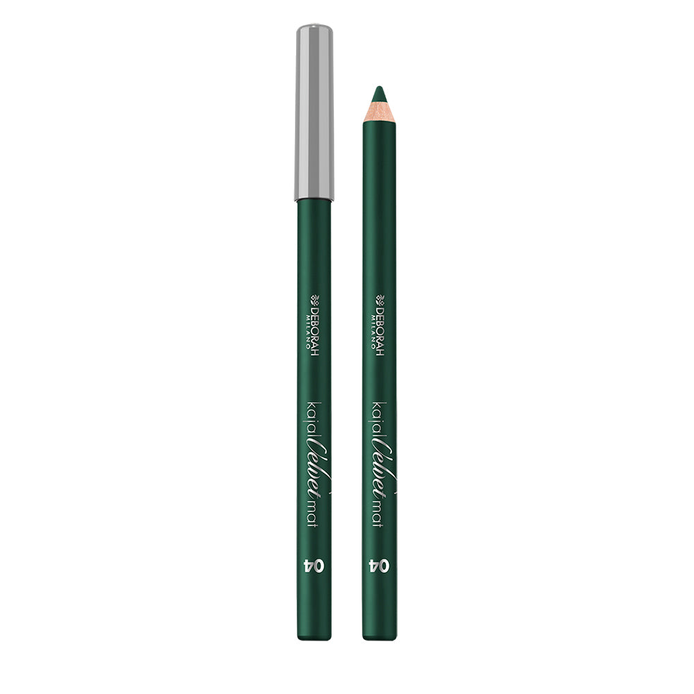Deborah Kajal Velvet Mat Eye Pencil green 1.5 g - قلم كحل عيون من ديبورا مخملي مات باللون الاخضر