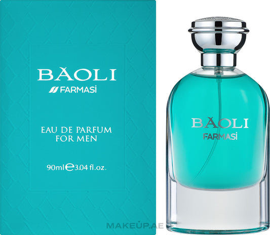 Farmasi Baoli Men's Perfume Water 90ml- عطر للرجال بحري مع حمضيات بنفحات خشبية