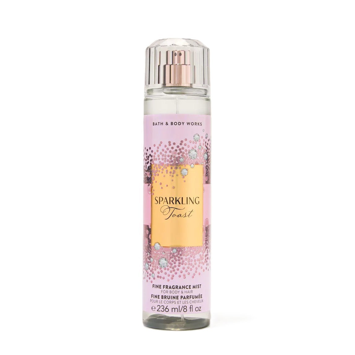 Bath & Body Works Sparkling Toast Fine Fragrance Mist 236ml - معطر الجسم من باث اند بودي برائحة التوت الاسود
